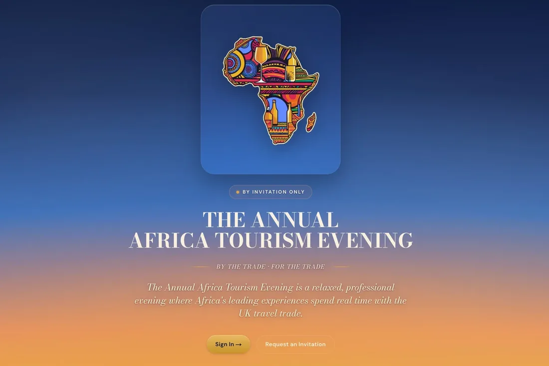 The Annual Africa Tourism Evening homepage