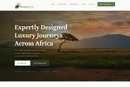 Famous Africa — screenshot