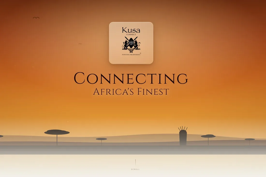 Kusa Connect homepage