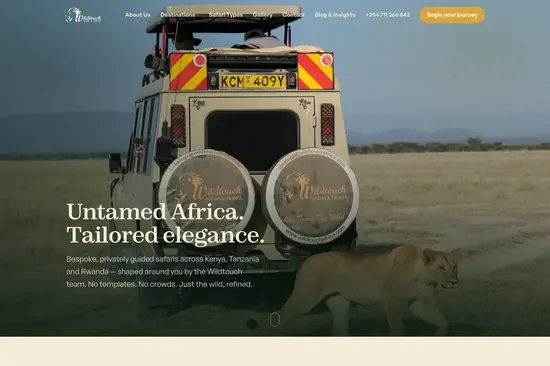 Wildtouch Tours & Travel — screenshot